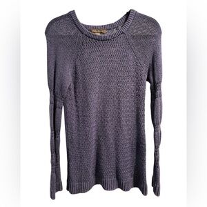 Tommy Bahama Violet Blue Crochet Sweater- Size Small